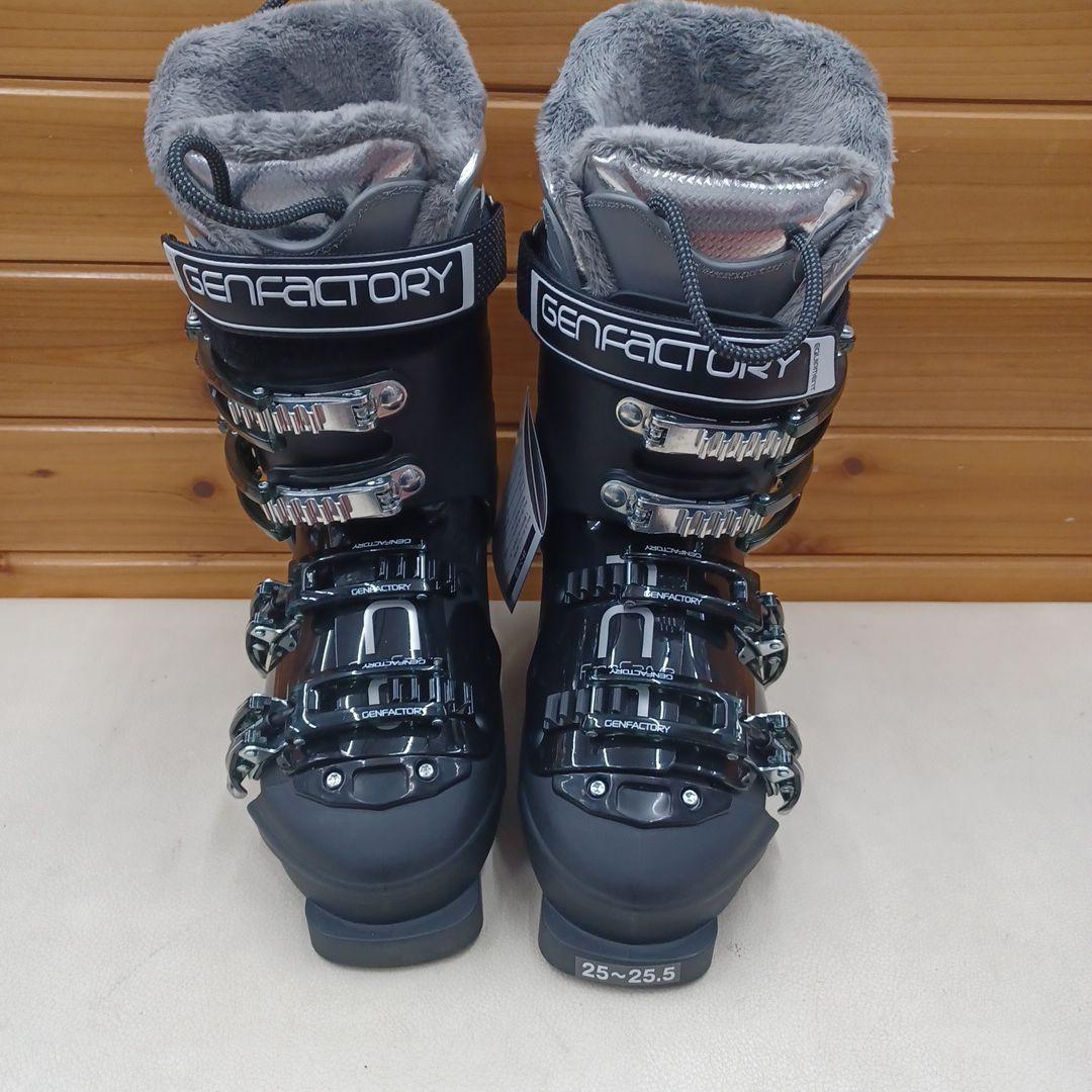 GENFACTORY スキー ブーツ 25-25.5cm ブラック