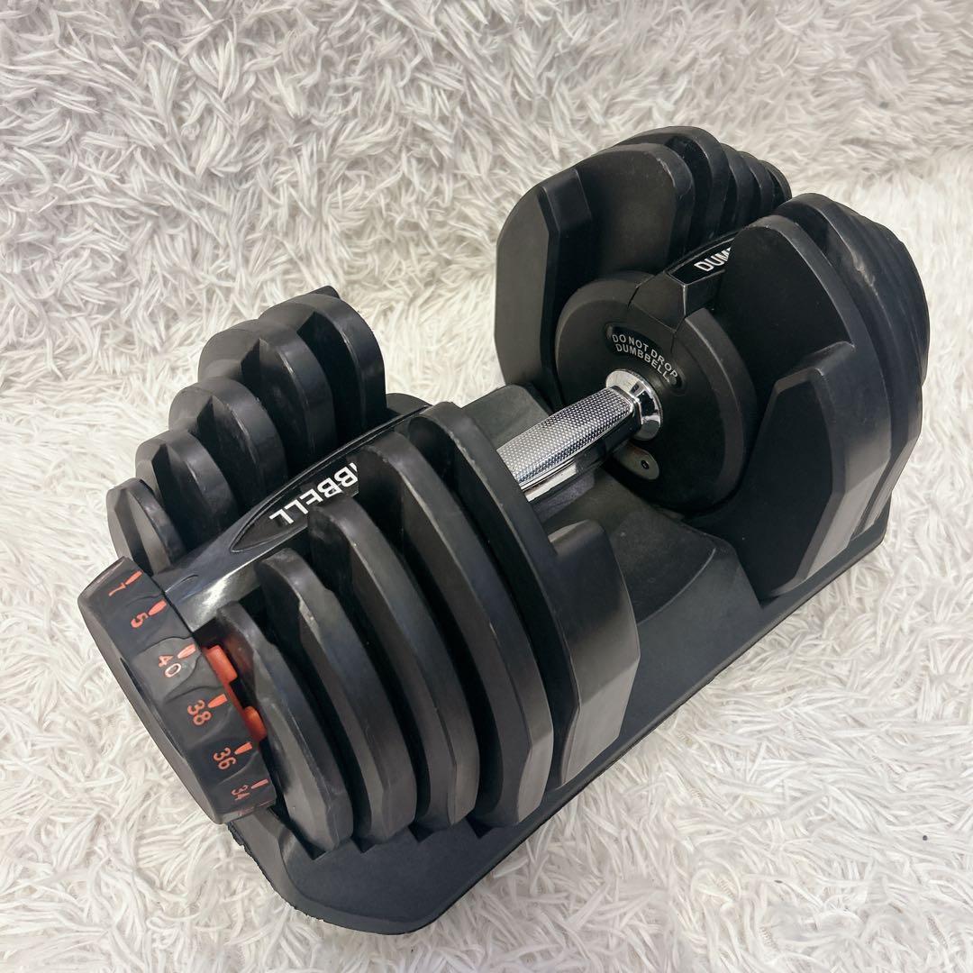 ①可変ダンベル ダイヤル式 5kg～40kg 17段階 単品