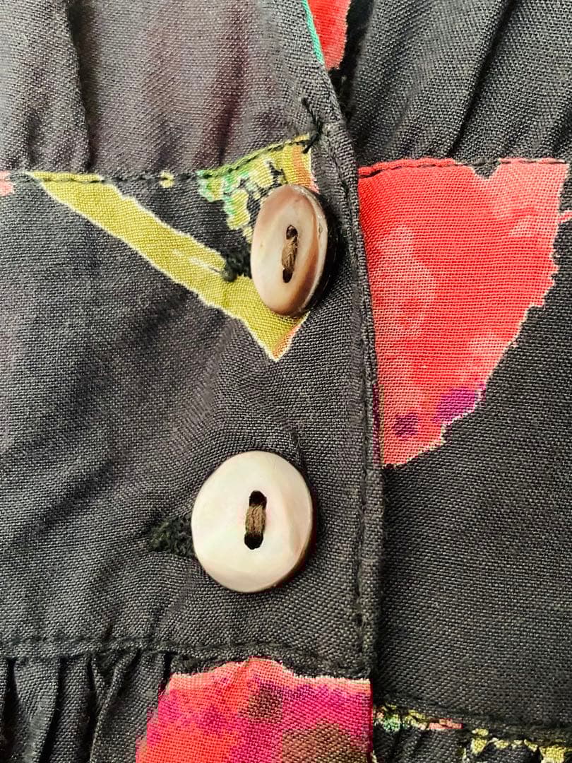 Velnica 薔薇柄　ワンピース