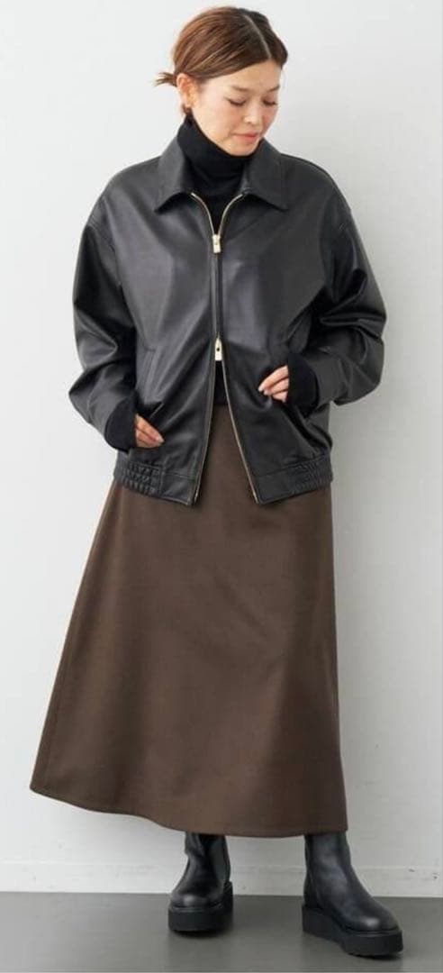 ★ Deuxieme Classe★Leather Jacket/レザー古着★