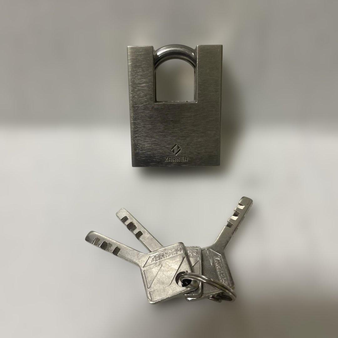 4個✨南京錠 Zarker J45S ステンレススチール製 耐腐食性 耐候性