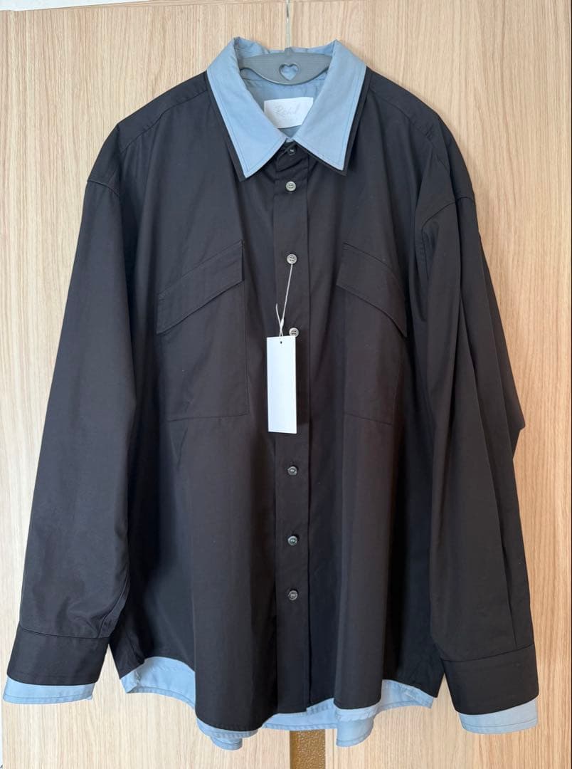 新品 Rich I 25AW LAYERED SHIRT 定価¥63,800