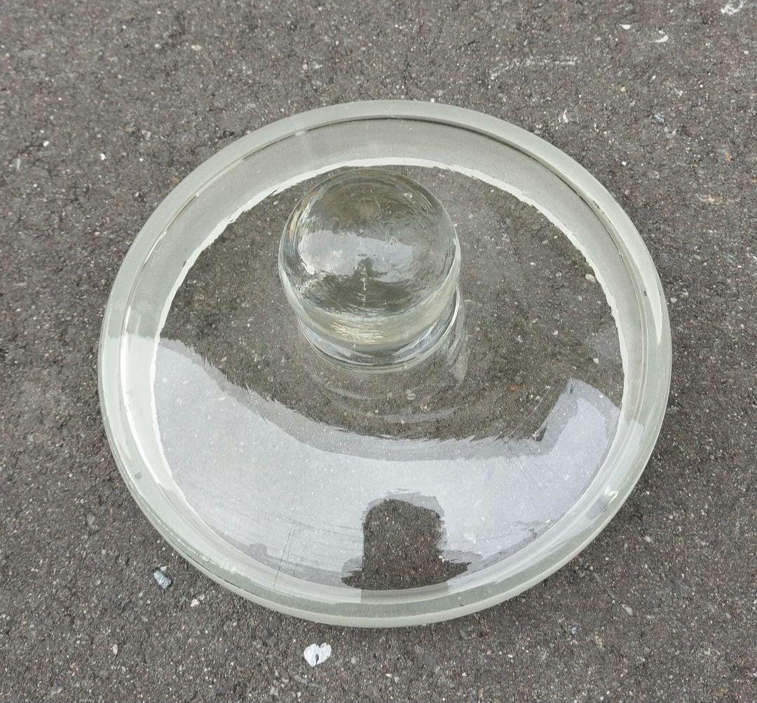 標本瓶 蓋付 ガラス瓶 約27×49H cm 保存瓶 昭和レトロ カフェ