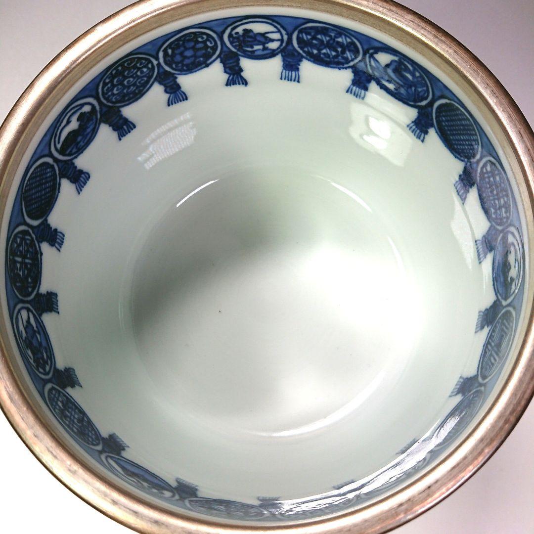 Ｓ２４６ 水指 『祥瑞花鳥画』『叶松谷造』『桃摘み』共箱 茶道具