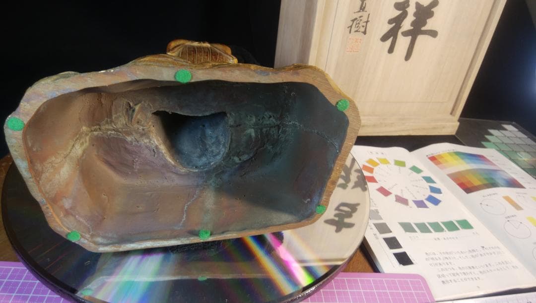 正月縁起/日本の乙女・天平美人★富永直樹ブロンズ彫刻像【吉祥】干支/金彩色天女③