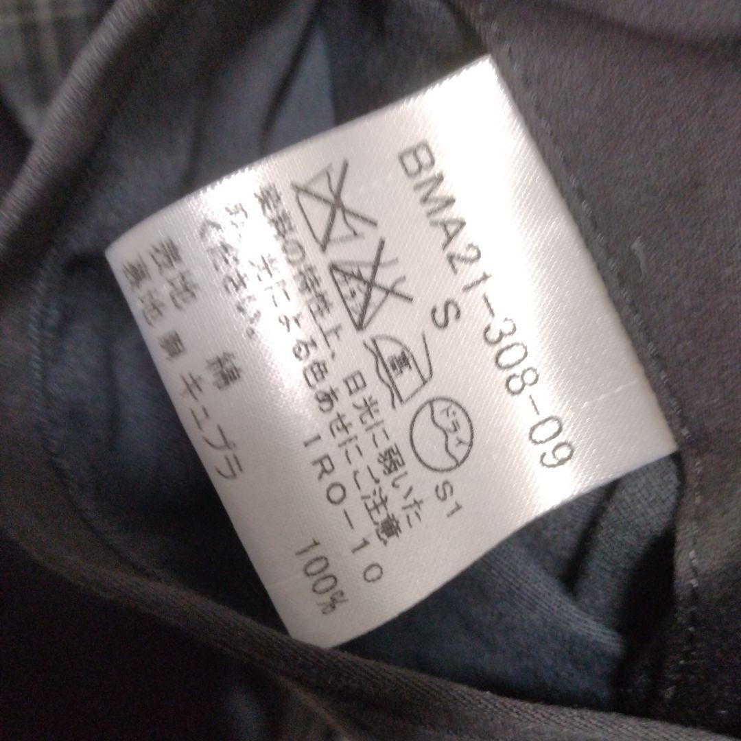 バーバリー ブラックレーベル トレンチコート チェックベルト ブラックサイズS