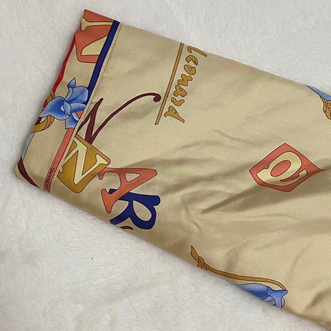 LEONARD SPORT コート アルファベット ボタニカル 総柄