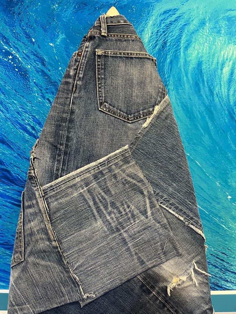 サーフボード インテリア 置物 ハワイアン デニム SURF サーフィン