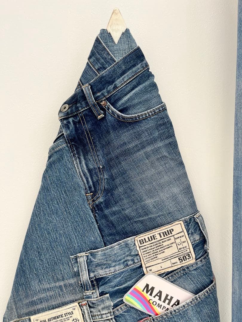 サーフボード インテリア 置物 ハワイアン デニム SURF サーフィン