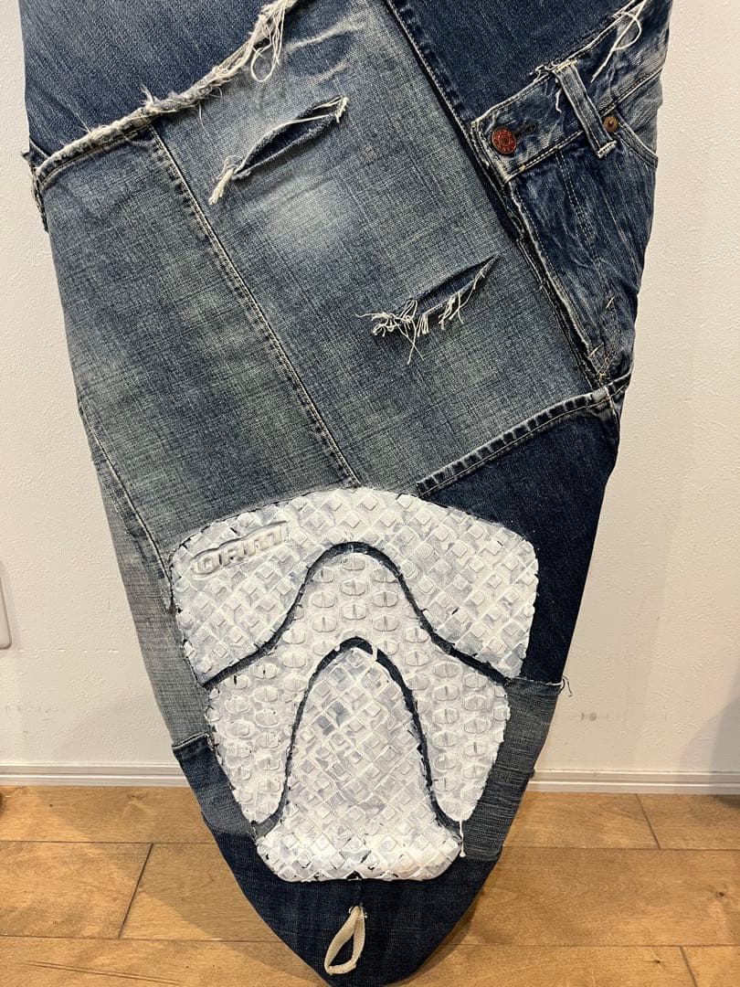 サーフボード インテリア 置物 ハワイアン デニム SURF サーフィン