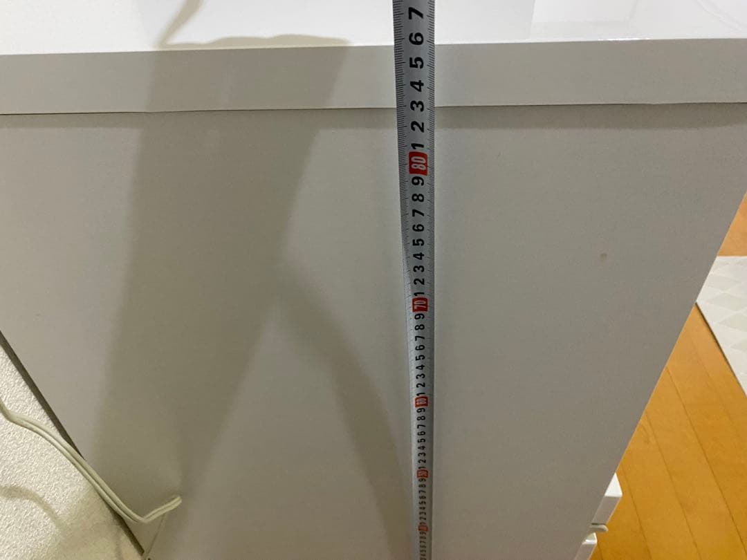 ホワイト 引き出し式キッチン収納 3段