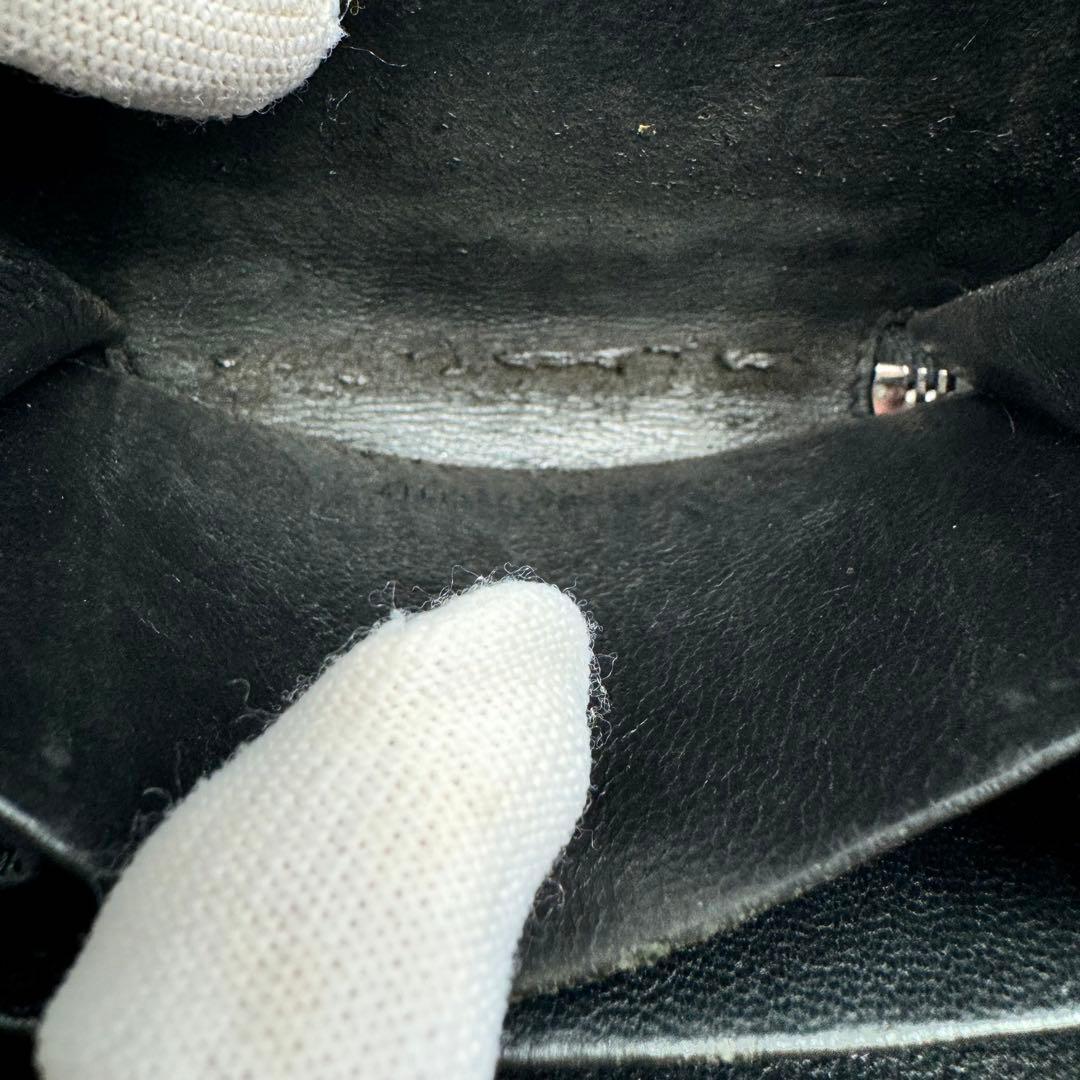 SAINT LAURENNT サンローラン　ケース　クロコ型押し　ブラック