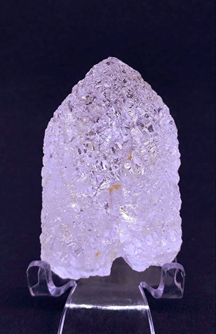 ブラジル産　エッチドクォーツ　蝕像水晶　ポイント　瞑想　癒やし　浄化　魔除け