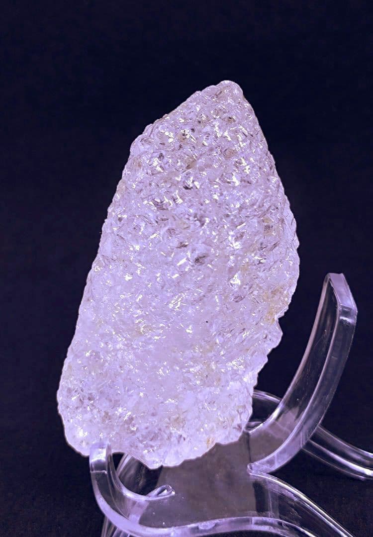 ブラジル産　エッチドクォーツ　蝕像水晶　ポイント　瞑想　癒やし　浄化　魔除け