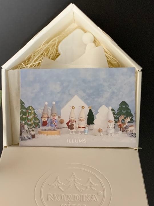 ノルディカニッセ　ウサギを抱えたサンタ&白羊&ツリー