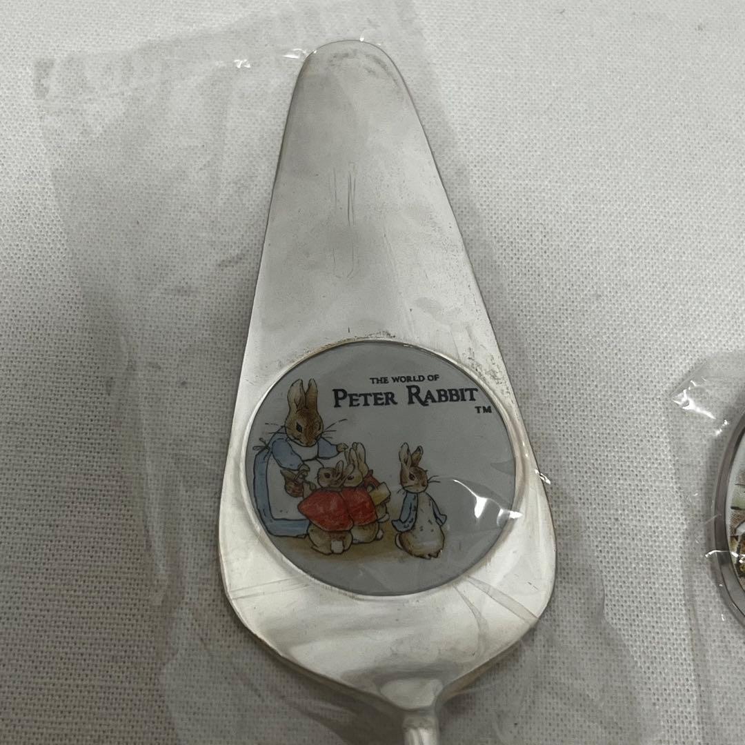 ピーターラビット アサヒ カトラリーセット ケーキフォーク ティースプーン 銀色