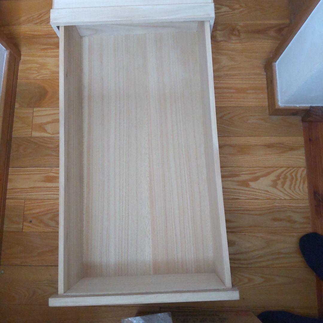 【17日まで】引き出し式桐箱　着物収納　衣装収納　ケース2個セット