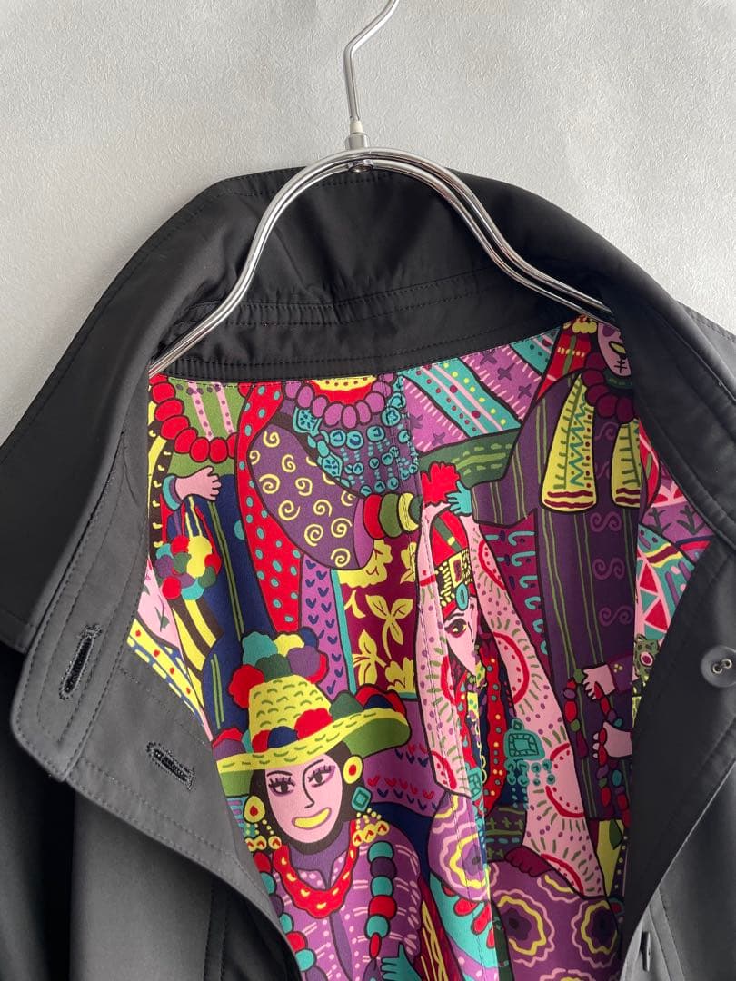 美品✨トクコプルミエヴォル　リバーシブル　ロングコート　春コート　ゆったり9号