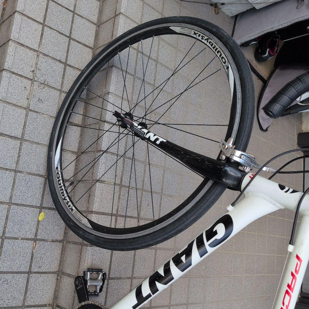 ジャイアントPACE Mサイズ中古バラ完 10速　傷錆ペイント多数　乗れます