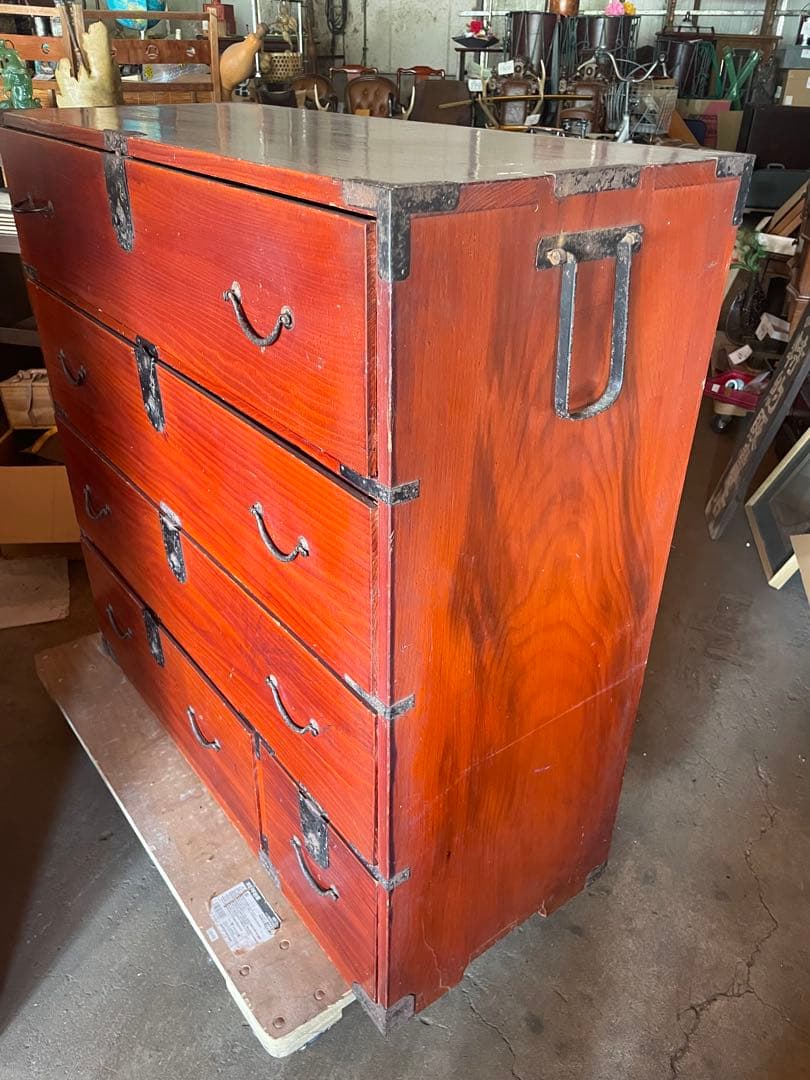 和ダンス　明治時代 和家具 アンティーク レトロ 時代箪笥 和箪笥