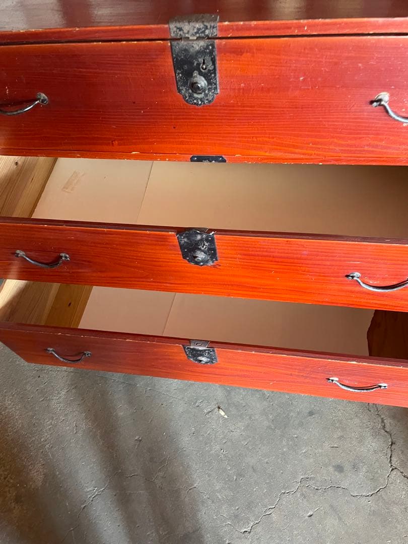 和ダンス　明治時代 和家具 アンティーク レトロ 時代箪笥 和箪笥