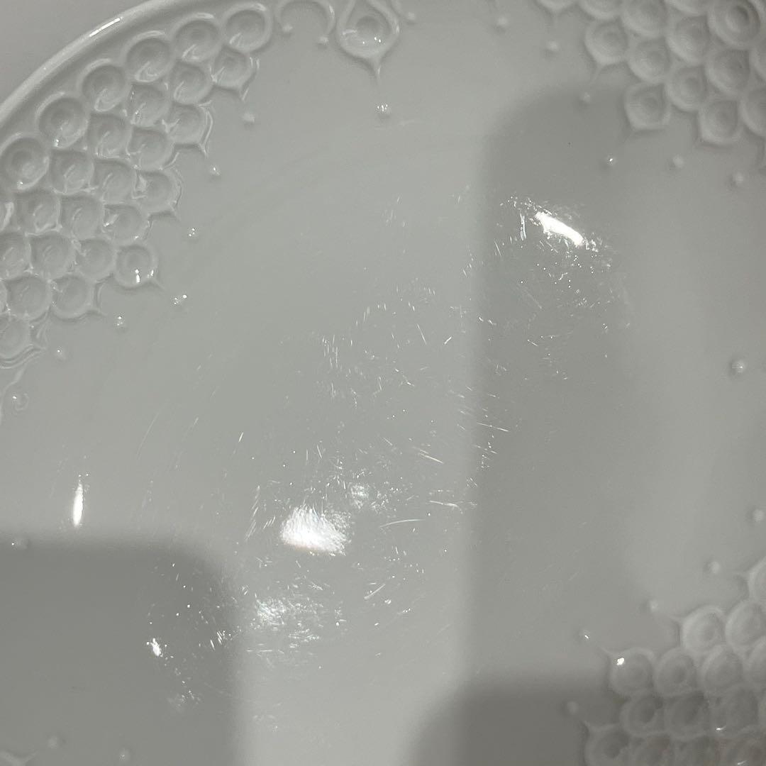 マイセン ホワイトレリーフ オードブルディッシュ 4枚セット