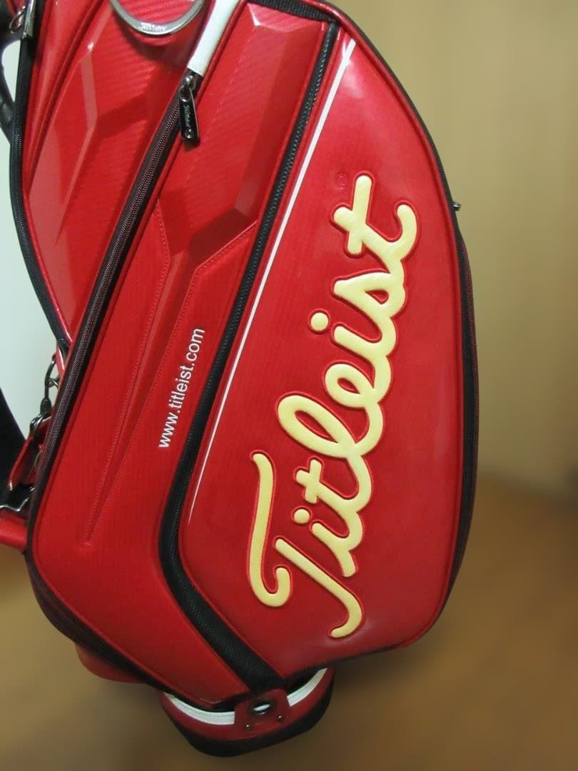 タイトリスト キャディバッグ 赤