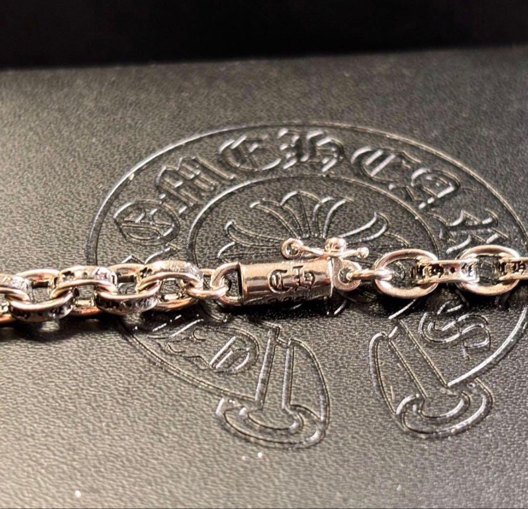 Chrome Hearts 925シルバー チェーンネックレス ペーパーチェーン