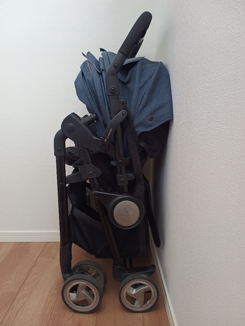 ベビーカー エールベベ フラコット ナチュラルブルー