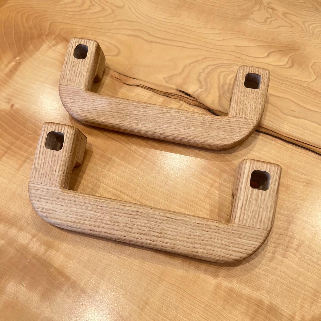 木製アシストグリップ(チェスナット) ハイエース　Aピラー用