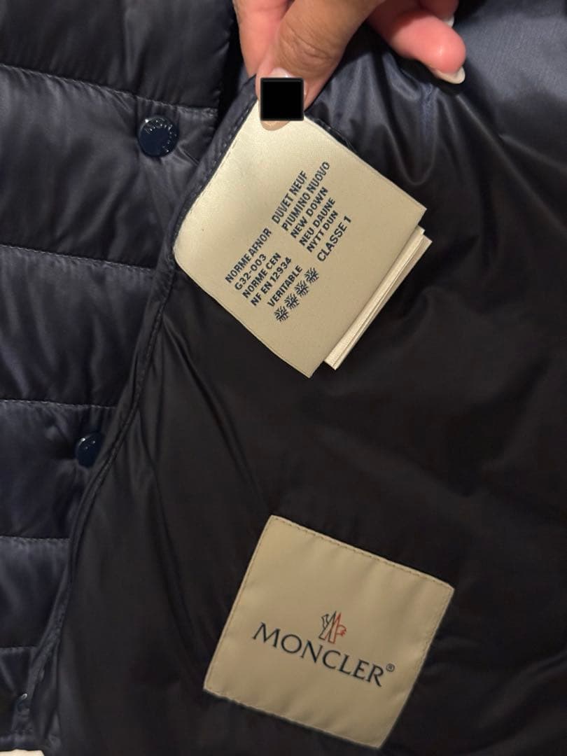【MONCLER】モンクレール／ダウンベスト／新品未使用品