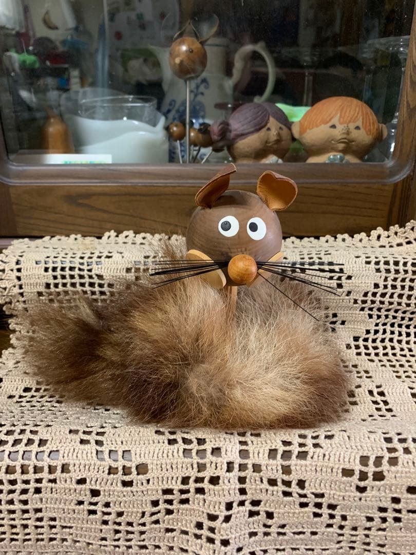 北欧ビンテージドール　もふもふうさぎ