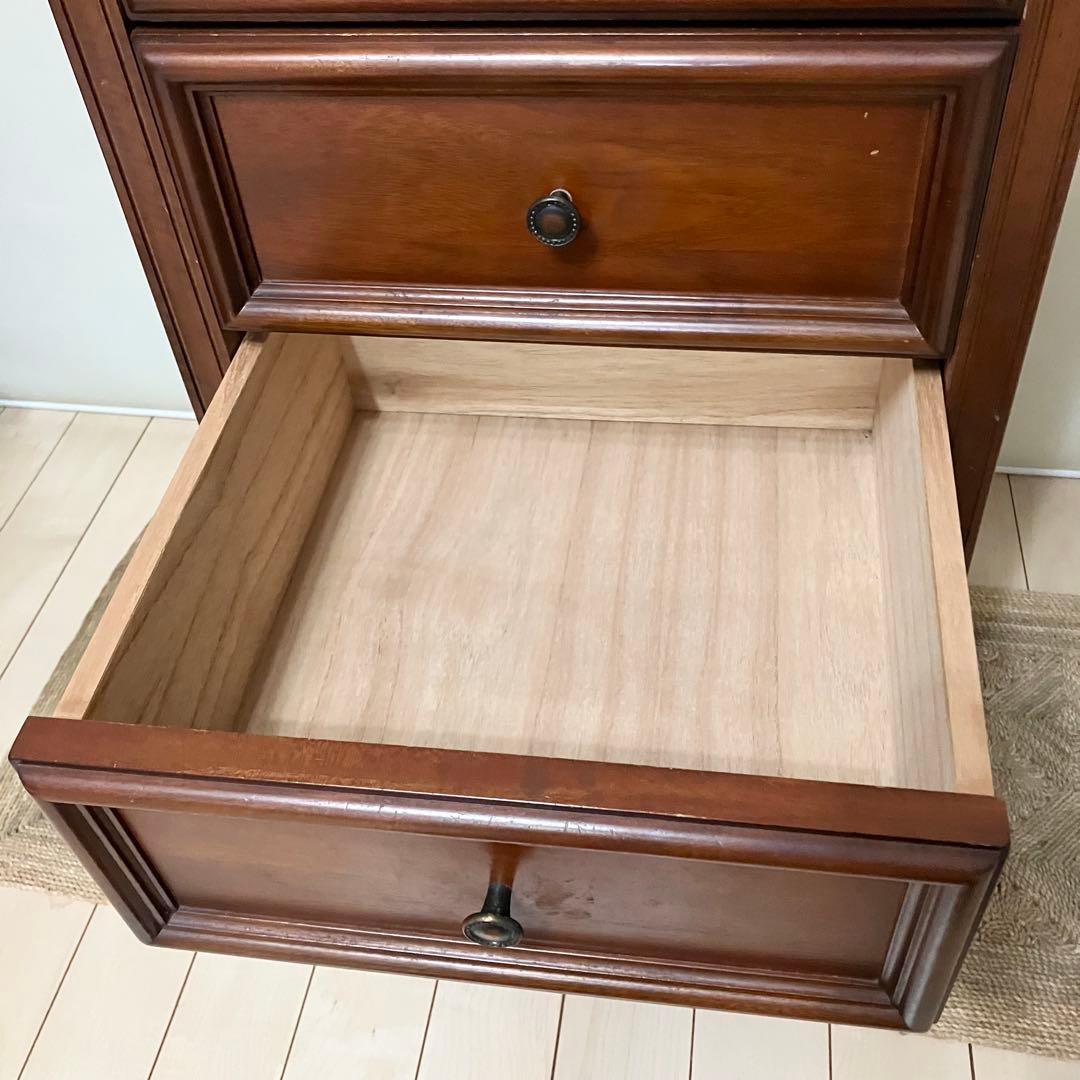 【アンティーク】 チェスト コンソール モダン 飾り棚 5段 ビンテージ 家具