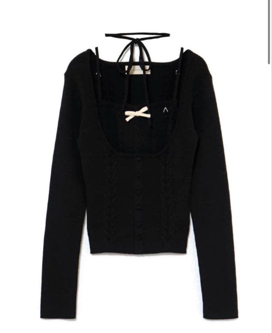 トップス andmary Sharon ribbon tops AM1517