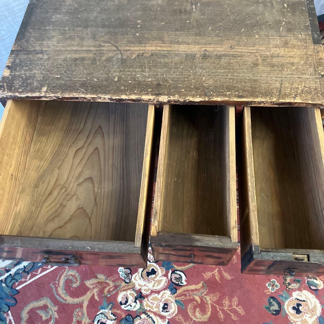 昭和レトロ 古家具 木製箪笥 薬箱 古道具 茶箪笥 ビンテージ ヴィンテージ