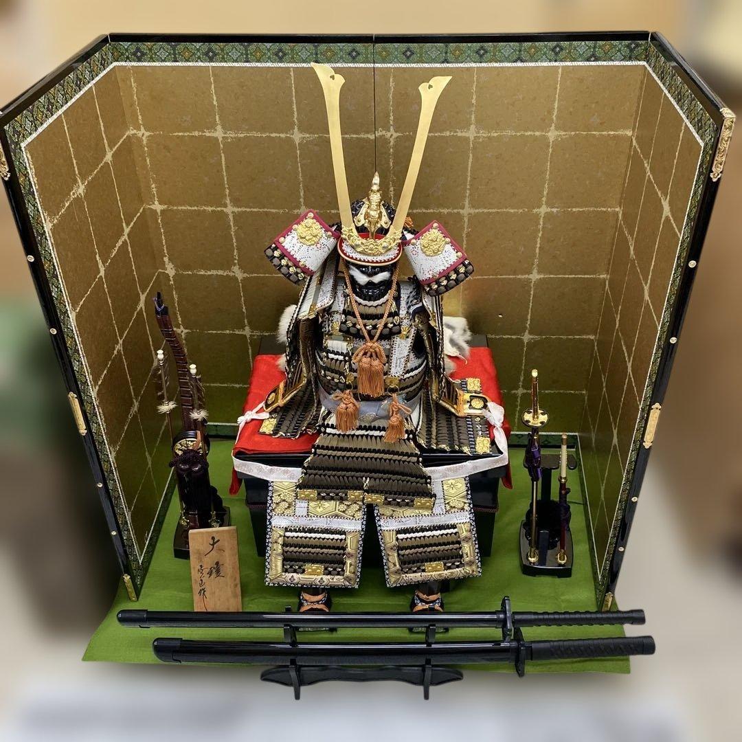 ☆五月人形　鎧兜　東都二代　暁山　小柴暁山作☆