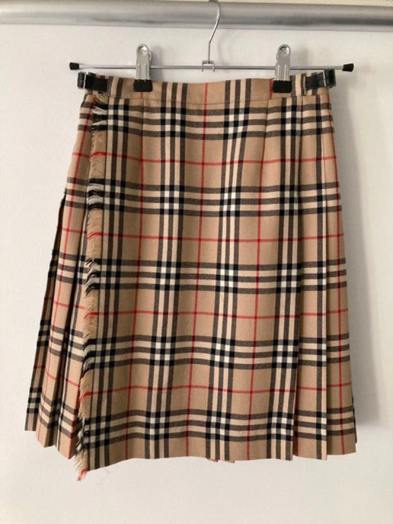 バーバリー　BURBERRYS 巻きスカート　160 ウール