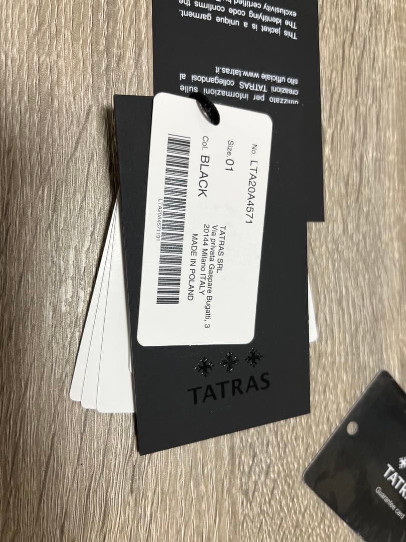 TATRAS LAVIANA ファー付きダウンコート　タグ、ハンガー、保存袋付き