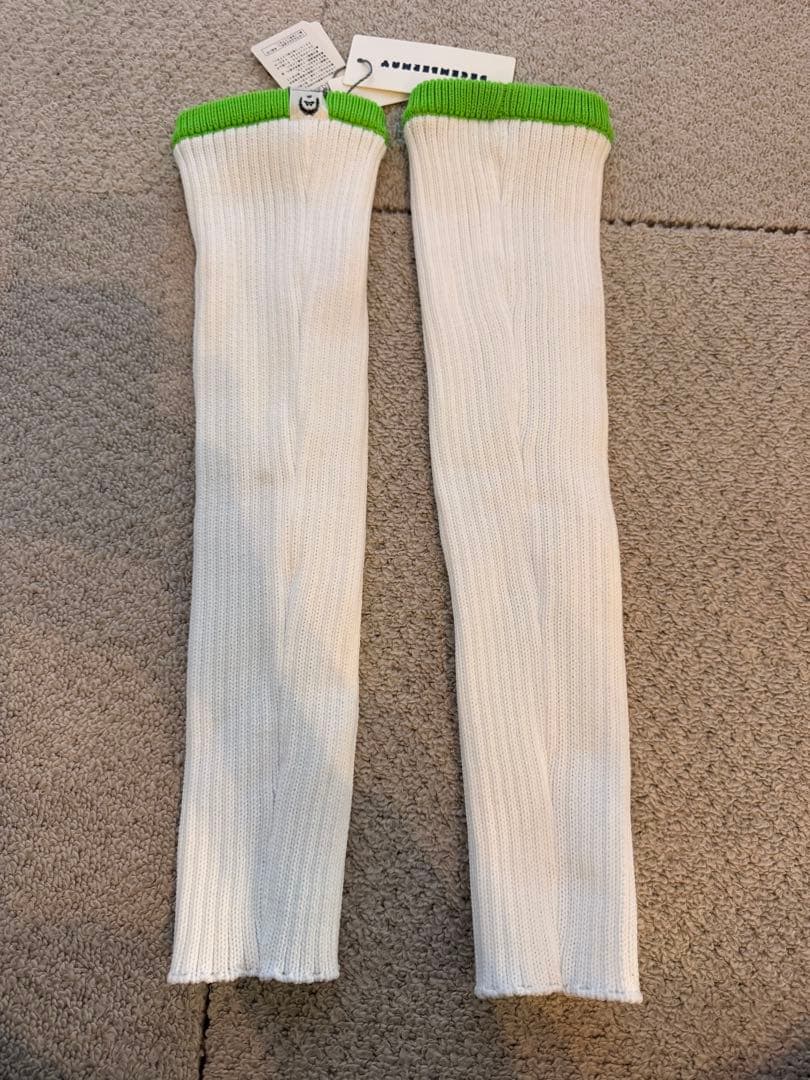 DECEMBER ☆編み込みデザイン レッグウォーマー