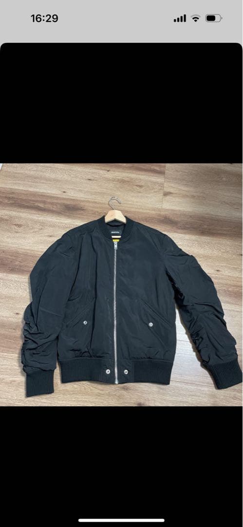 MA-1 ブルゾン　diesel 黒　Sサイズ