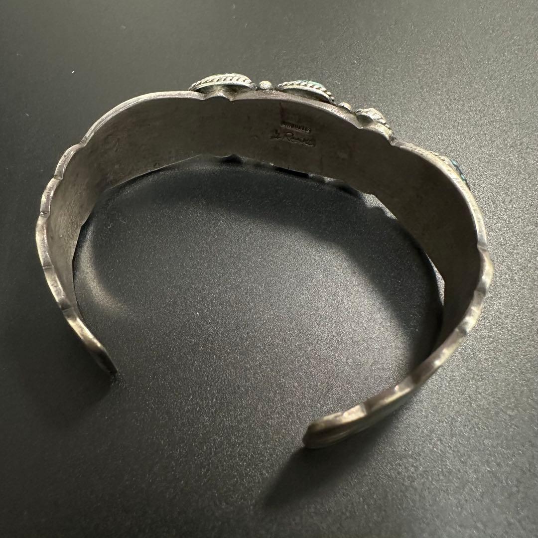 Navajo Gary Reeves 5連ターコイズ バングル