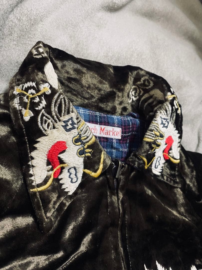 H.Ranch Marker日本 ベルベット スカジャン 限定版　unisex