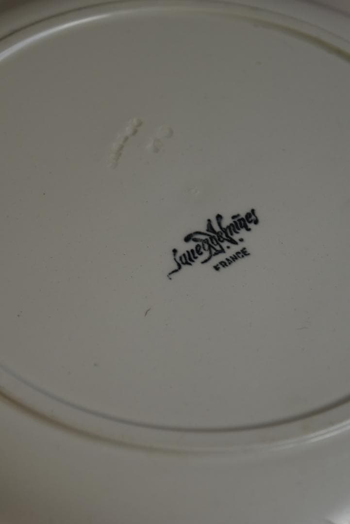 サルグミンヌ　オクトゴナル大皿（30㎝）フランスアンティーク