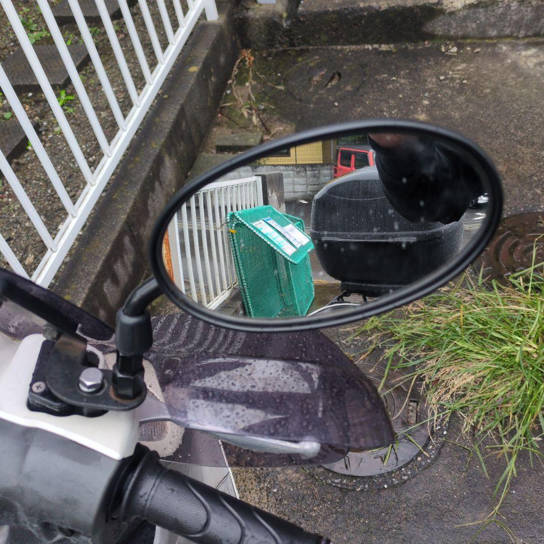 アドレスV125 デイトナ　ナックルエアロスクリーン、社外ミラー付　送込　おまけ