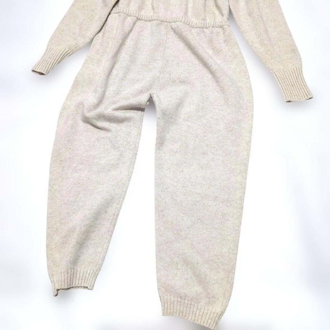 ⑫ETRE　エトレトウキョウ　Vネックニットオールインワン　つなぎ　長袖ズボン