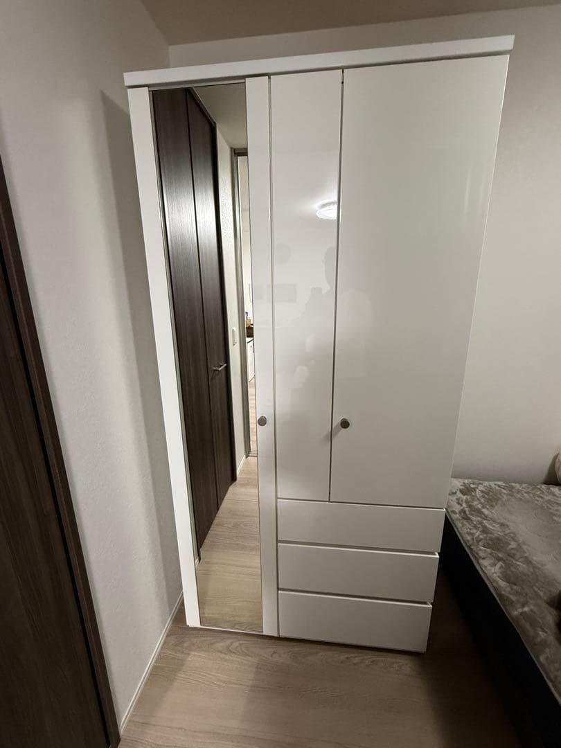 【美品】ニトリ 衣装ダンス 洋服タンス　鏡付き