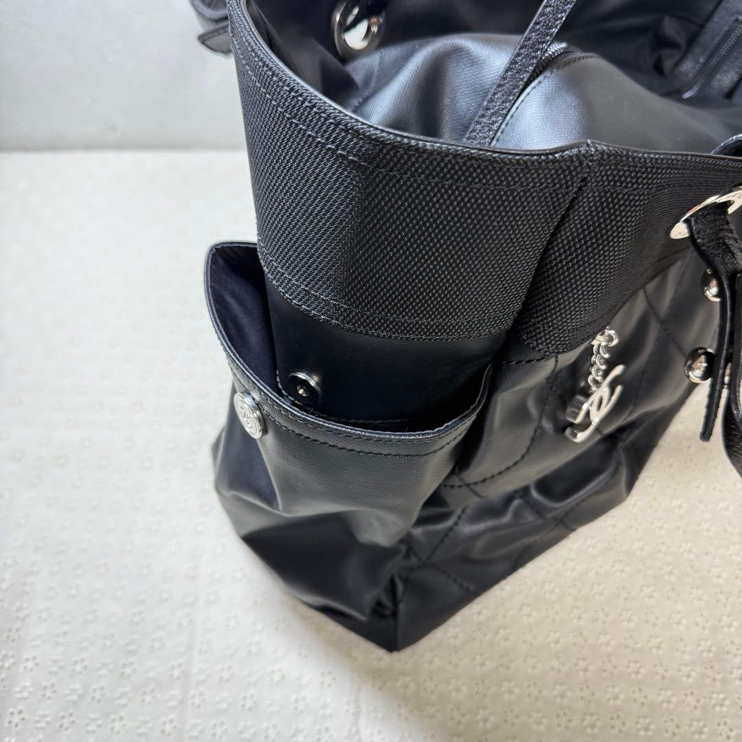 【正規品】CHANEL VINTAGE シャネル パリビアリッツ トート GM黒