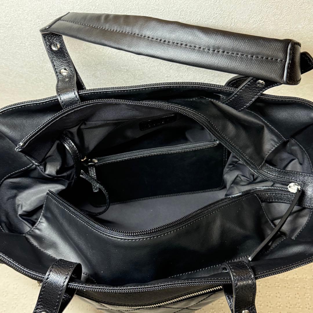 【正規品】CHANEL VINTAGE シャネル パリビアリッツ トート GM黒