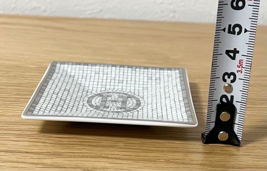 プラチナ カレ No1 トレイ プレート 皿 HERMES エルメス モザイク