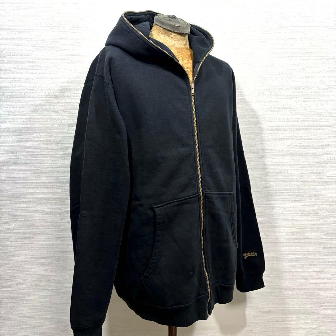 XL 上下 肉厚 黒金 マスターピース ヘクティク スウェット パーカー パンツ